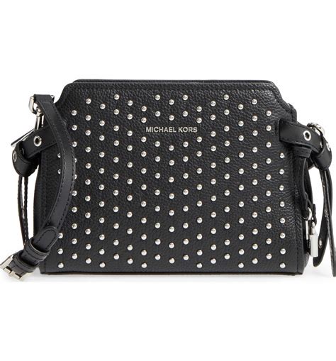 michael kors handbags messenger bag|Michael Kors studded crossbody bag.